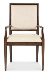 Archives Upholstered Arm Chair Beige / Brown - Beige / Dark Brown by Hooker Furniture - View 6