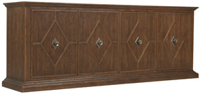 Driftwood Entertainment Credenza Medium Wood - Dark Brown by Hooker Furniture - View 1