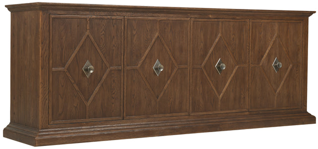 Driftwood Entertainment Credenza Medium Wood - Dark Brown by Hooker Furniture - View 1