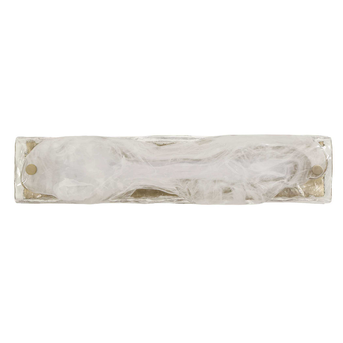 Taffy 1 Light LED Swirl Glass Sconce - White by Uttermost - View 3
