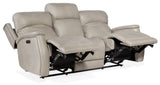 Rhea Zero Gravity Power Recline Sofa With Power Headrest Beige - Light Gray by Hooker Furniture - View 3