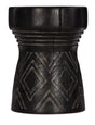 Commerce And Market Carved Stump Side Table - Black by Hooker Furniture - View 1