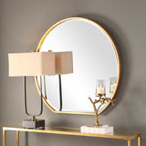 Cabell Mirror - Gold by Uttermost - View 4