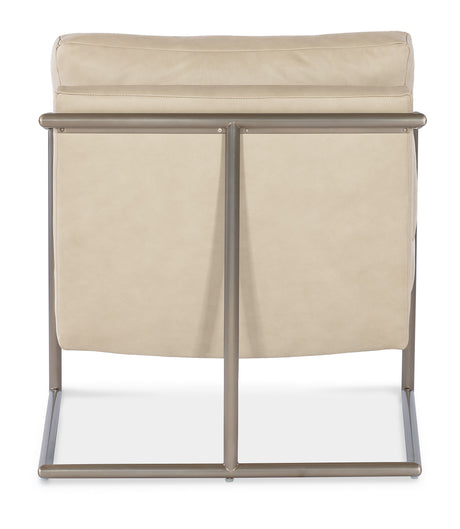 Moody Metal Chair - Beige by Hooker Furniture - View 2