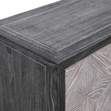 Laurentia 2 Door Accent Cabinet Black & Silver - Black / Silver by Uttermost - View 6