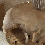 Sola Handcrafted Teak Side Table - Beige by Uttermost - View 11