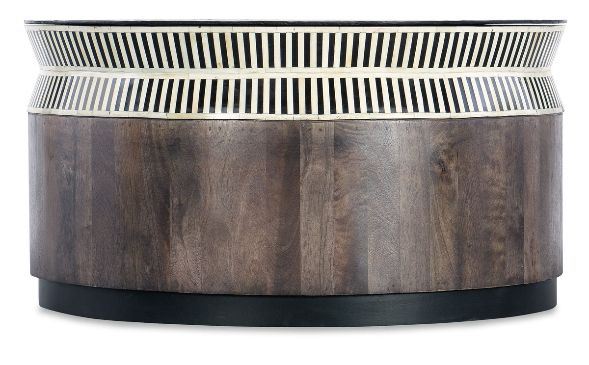 Commerce And Market Jacobs Ladder Coffee Table - Dark Brown / Dark Gray by Hooker Furniture - View 1
