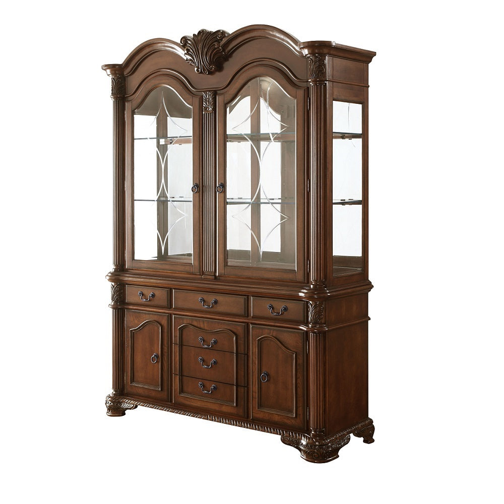 Acme - Chateau De Ville Buffet & Hutch 04079A Cherry Finish