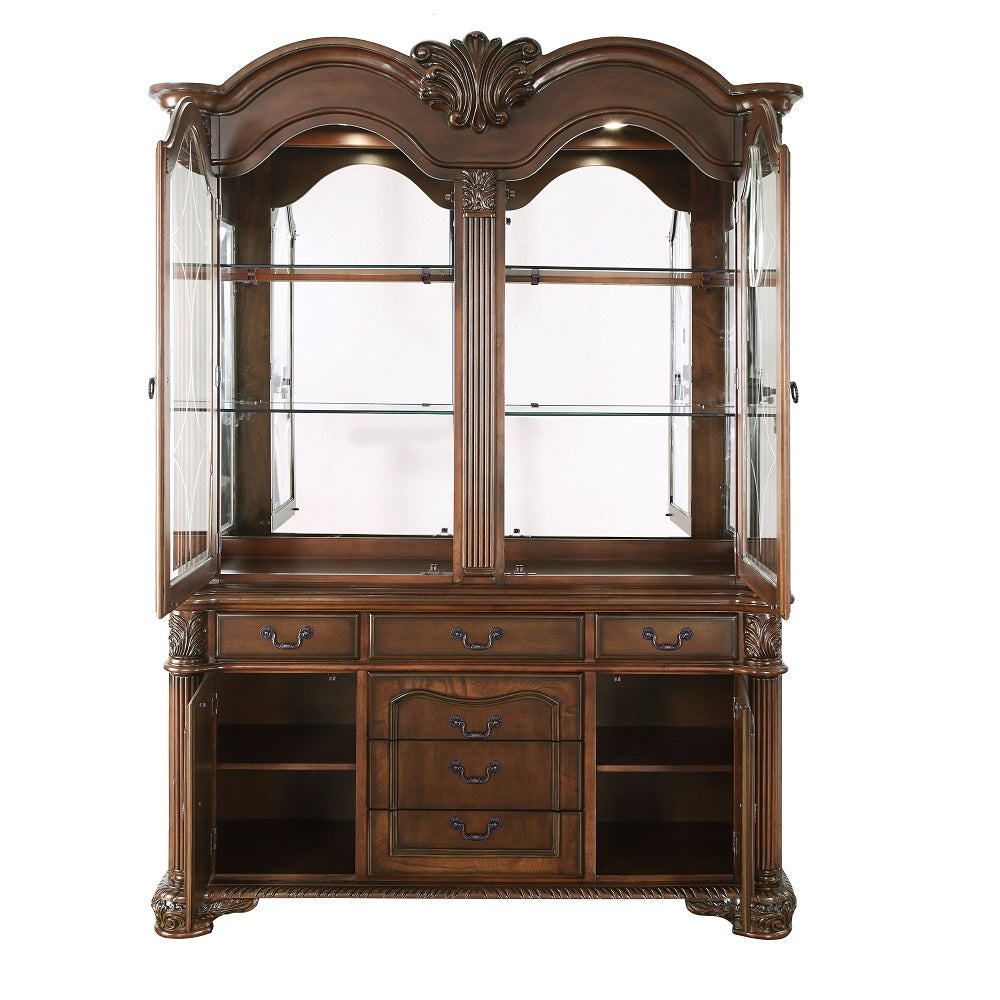 Acme - Chateau De Ville Buffet & Hutch 4079 Cherry Finish