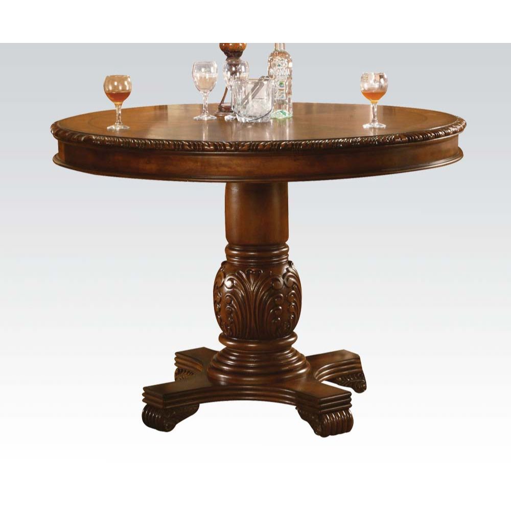 Acme - Chateau De Ville Counter Height Table 04082A Cherry Finish