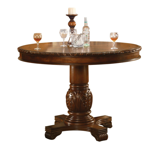 Acme - Chateau De Ville Counter Height Table 04082A Cherry Finish