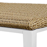 Calbas Outdoor Dining Chair White / Woodtone - White / Light Brown by Uttermost - View 8