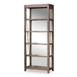 Delancey Weathered Oak Etagere - Dark Brown by Uttermost - View 1