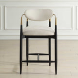 Moxie Counter Stool - Black / White by Uttermost - View 2