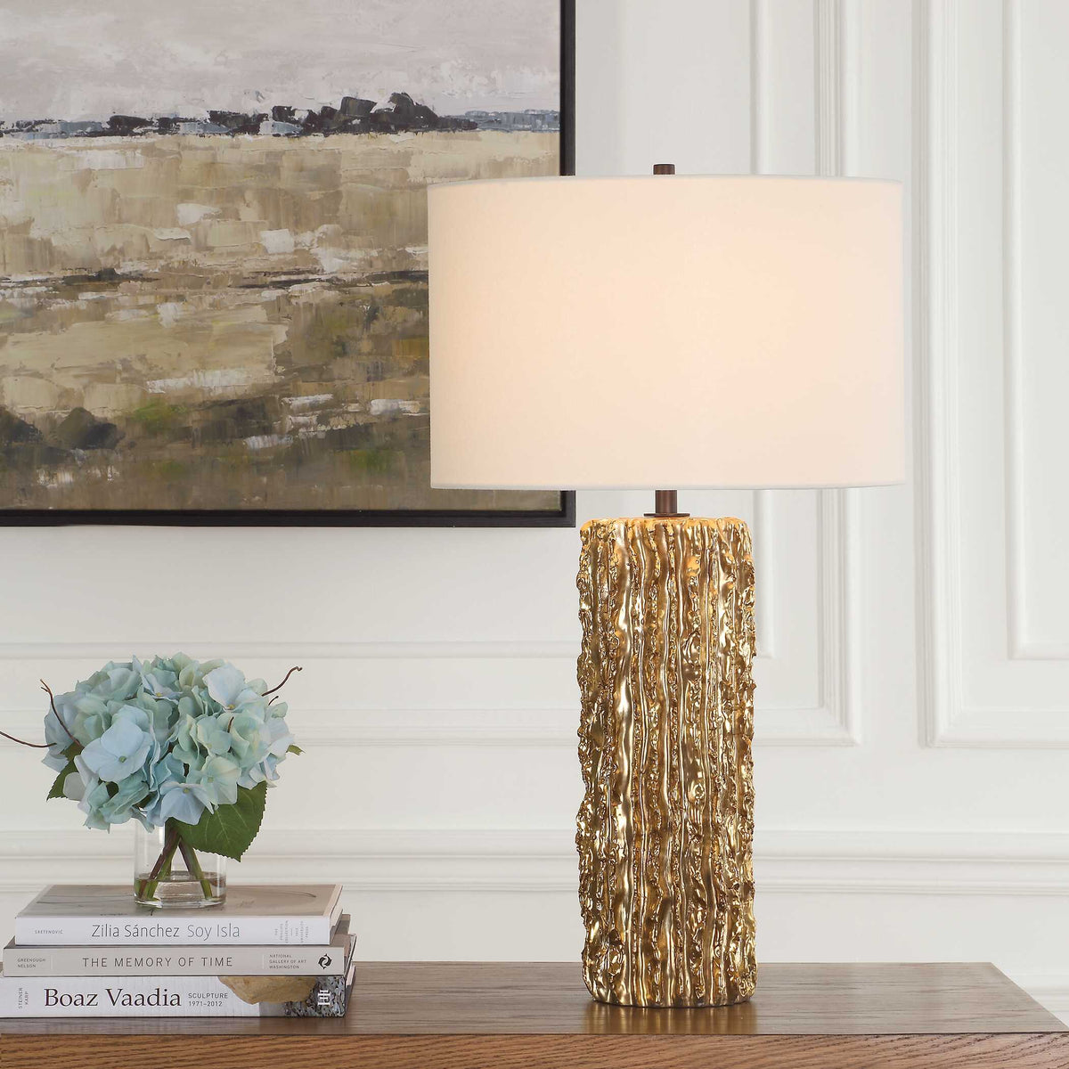 Echo Table Lamp - Gold by Uttermost - View 2