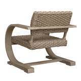 Rehema Outdoor Wicker Lounge Chair - Gray by Uttermost - View 7