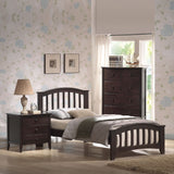 Acme - San Marino Twin Bed 04980T Dark Walnut Finish