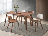 Casson 5Pcs Walnut Finish Dining Room Set