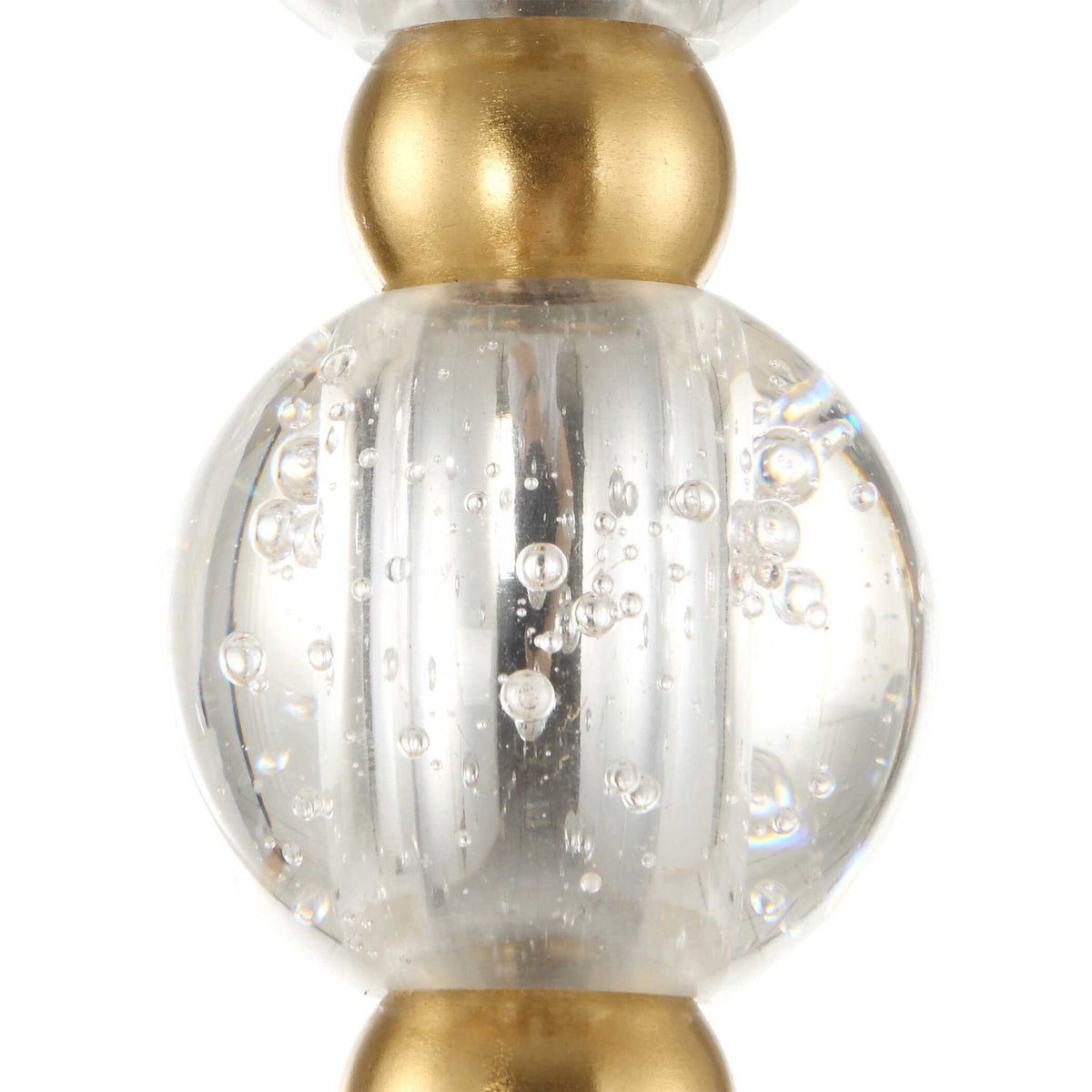 Ripple 1 Light Frost Glass Pendant - Gold by Uttermost - View 7