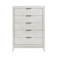 Antique White Finish Storage Drawers Chest Modern Bedroom Furniture 1pc