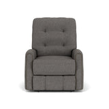 Devon Transitional Fabric Power Recliner With Power Headrest | Flexsteel