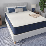 10 Inch Full size Medium Firm Euro Top Hybrid Cooling Gel Infused Pocket Spring and Memory Foam Mattress, Bed in a Box, CertiPUR-US Certified