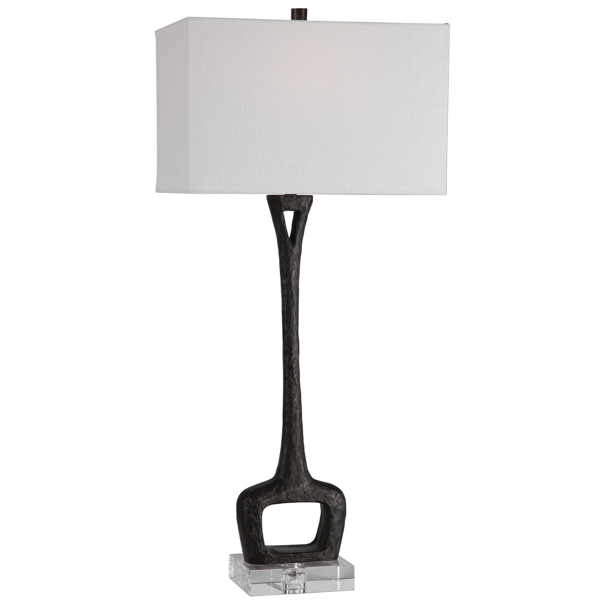Darbie Iron Table Lamp - Black / White by Uttermost - View 1