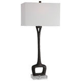 Darbie Iron Table Lamp - Black / White by Uttermost - View 1