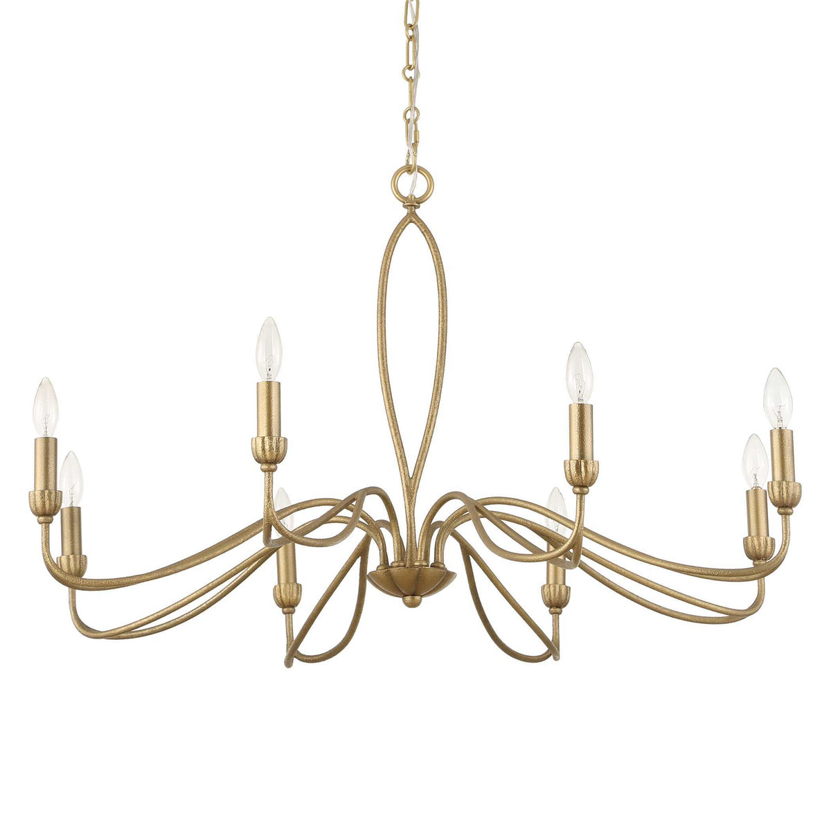 Corella 8 Light Chandelier - Gold by Uttermost - View 4