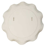Wave Length Round Mirror White - Silver by Uttermost - View 7