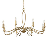 Corella 8 Light Chandelier - Gold by Uttermost - View 5