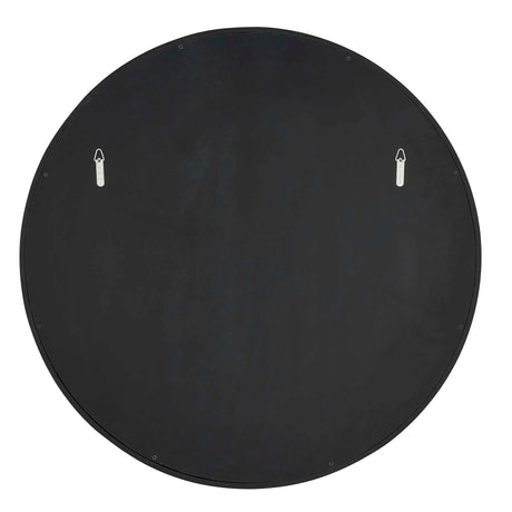 Helia Round Mirror - Black by Uttermost - View 6