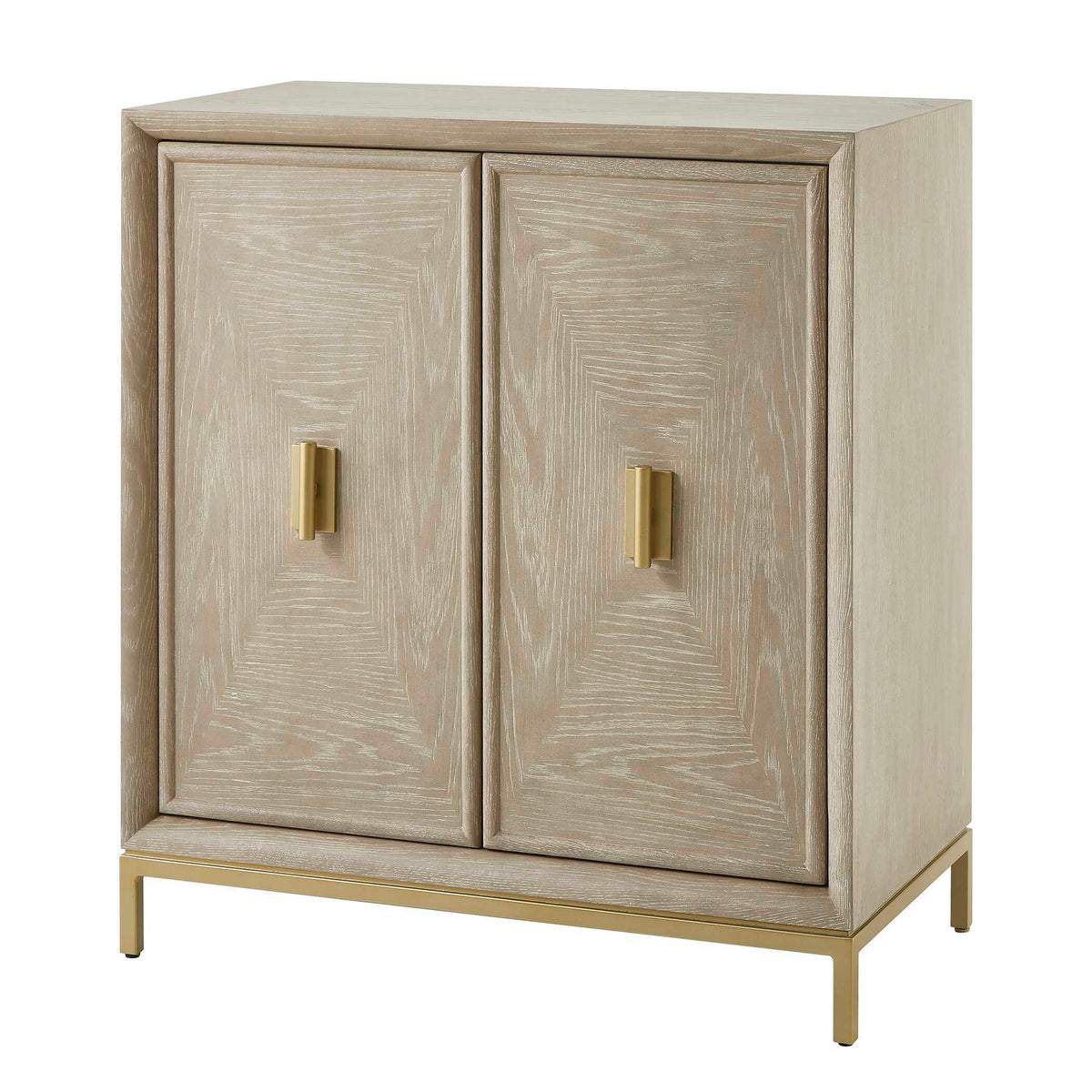 Alessia 2 Door Cabinet - Light Brown by Uttermost - View 3