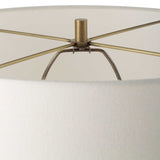 Faro White Marble Floor Lamp by Uttermost - View 6