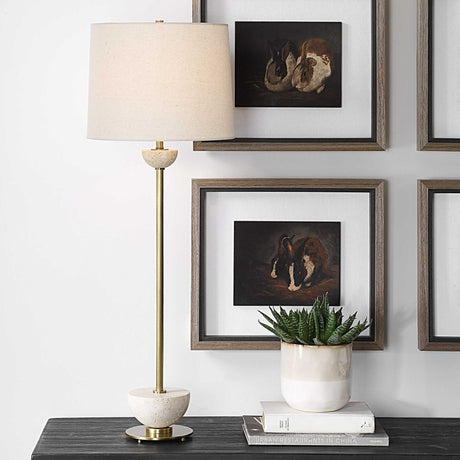 Hemisphere Buffet Lamp Brass - Bronze by Uttermost - View 2