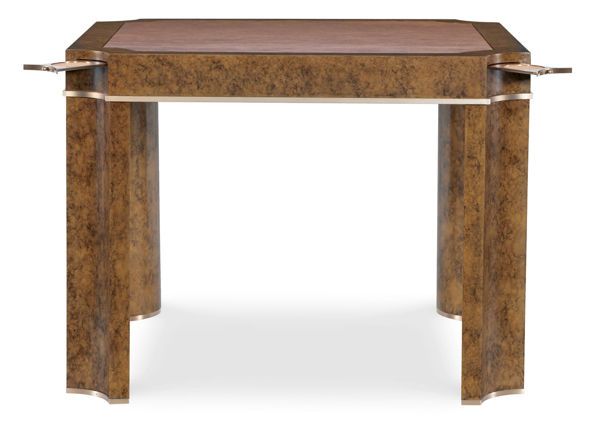 Archives Game/Dining Table Dark Wood - Dark Brown by Hooker Furniture - View 8