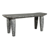 Fade To Black Wood Bench - Black / White by Uttermost - View 5