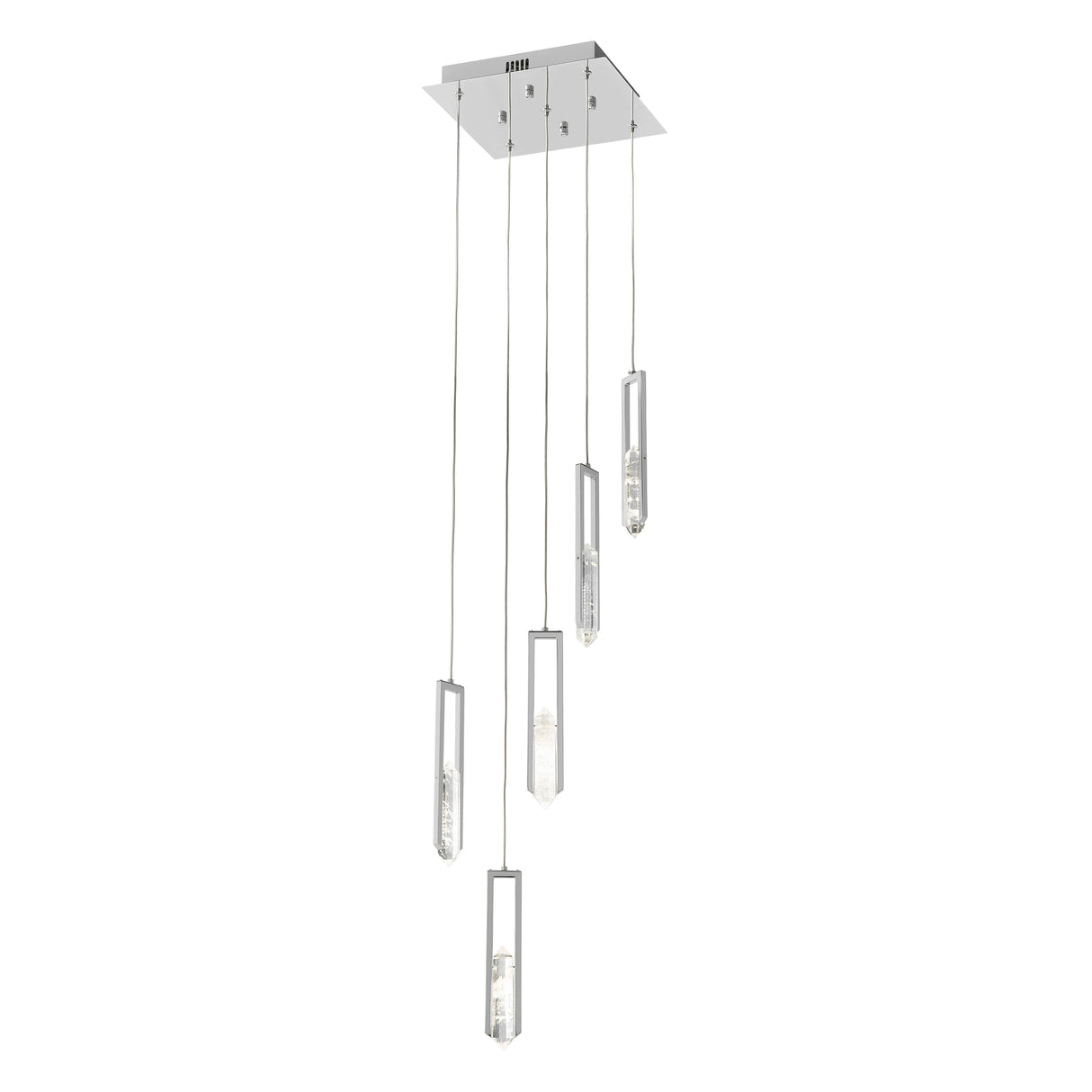 Elysian 5 Light Chandelier // Chrome  | Finesse - Home Elegance USA