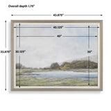 Restful Vista-Awe Landscape Art Black / Blue / Brown / Gold / Gray / Green / Woodtone - Blue / Green by Uttermost - View 7