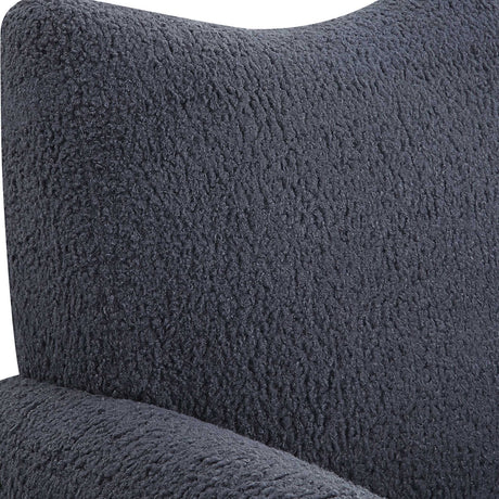 Teddy Slate Accent Chair - Dark Gray by Uttermost - View 7