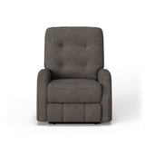 Devon Transitional Fabric Power Recliner, Power Headrest | Flexsteel