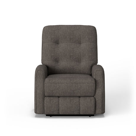 Devon Transitional Fabric Power Recliner, Power Headrest | Flexsteel