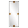 Cornerstone Oversized Mirror - Black by Uttermost - View 1