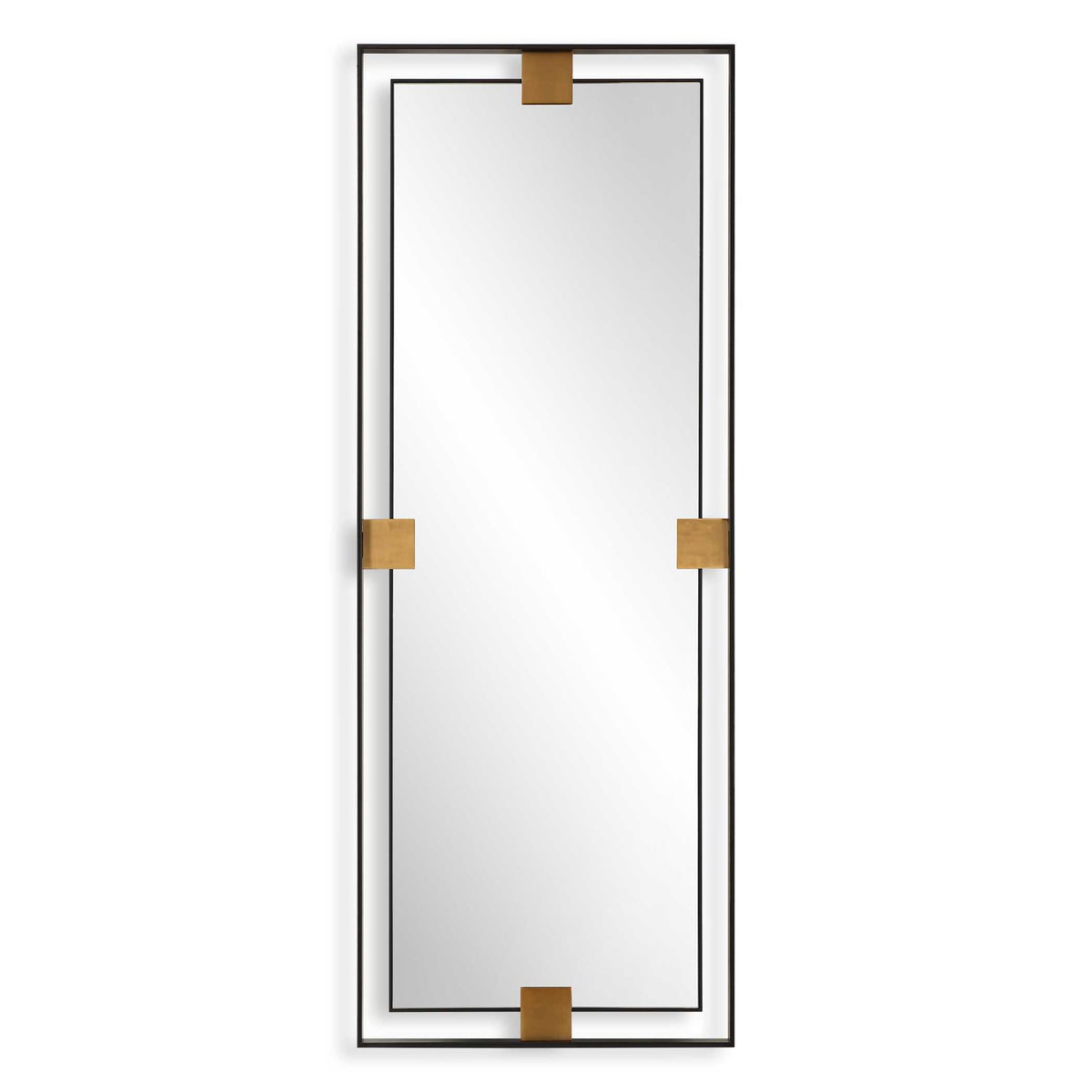 Cornerstone Oversized Mirror - Black by Uttermost - View 1