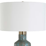 Dauphine Cracked Table Lamp Teal - Green by Uttermost - View 4