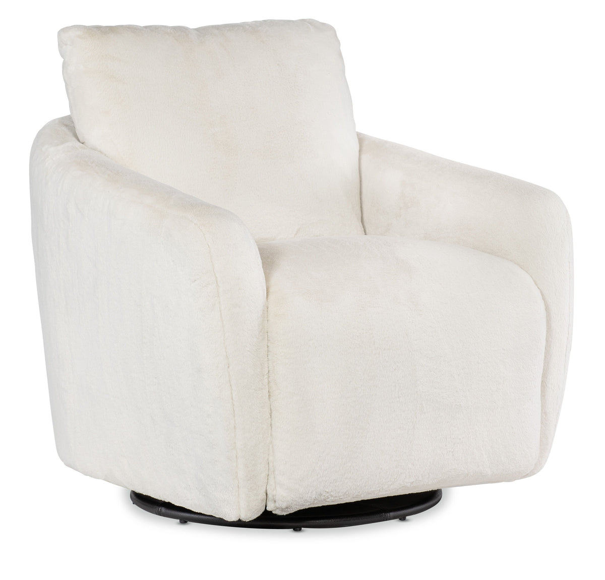 Bonnie Swivel Chair With Power Footrest - White by Hooker Furniture - View 1
