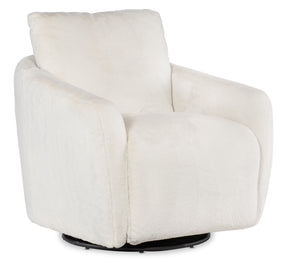 Bonnie Swivel Chair With Power Footrest - White by Hooker Furniture - View 1