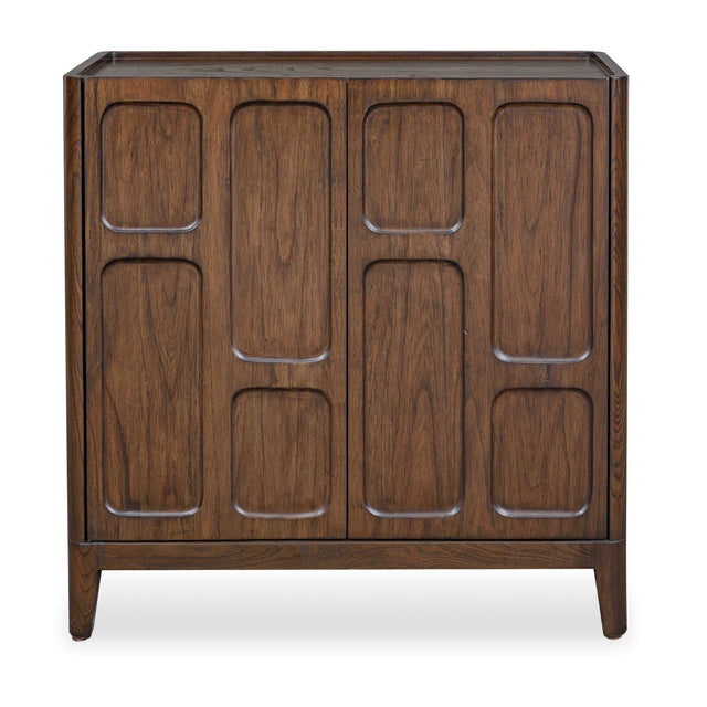 On The Block 2 Door Cabinet Walnut - Dark Brown by Uttermost - View 1