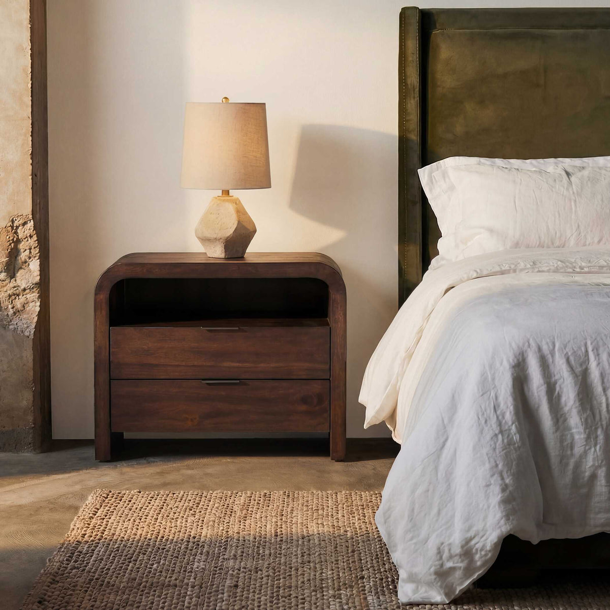 Decatur Side Table Woodtone - Dark Brown by Uttermost - View 2