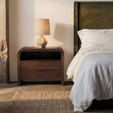 Decatur Side Table Woodtone - Dark Brown by Uttermost - View 2